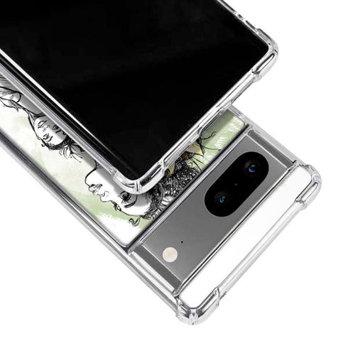 Disney Princess Tiana Sketch Google Pixel 7a Clear Case